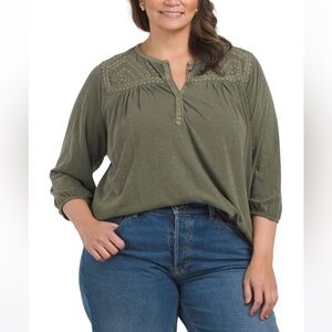 Lucky Brand | NWT Women’s Embroidered Blouse